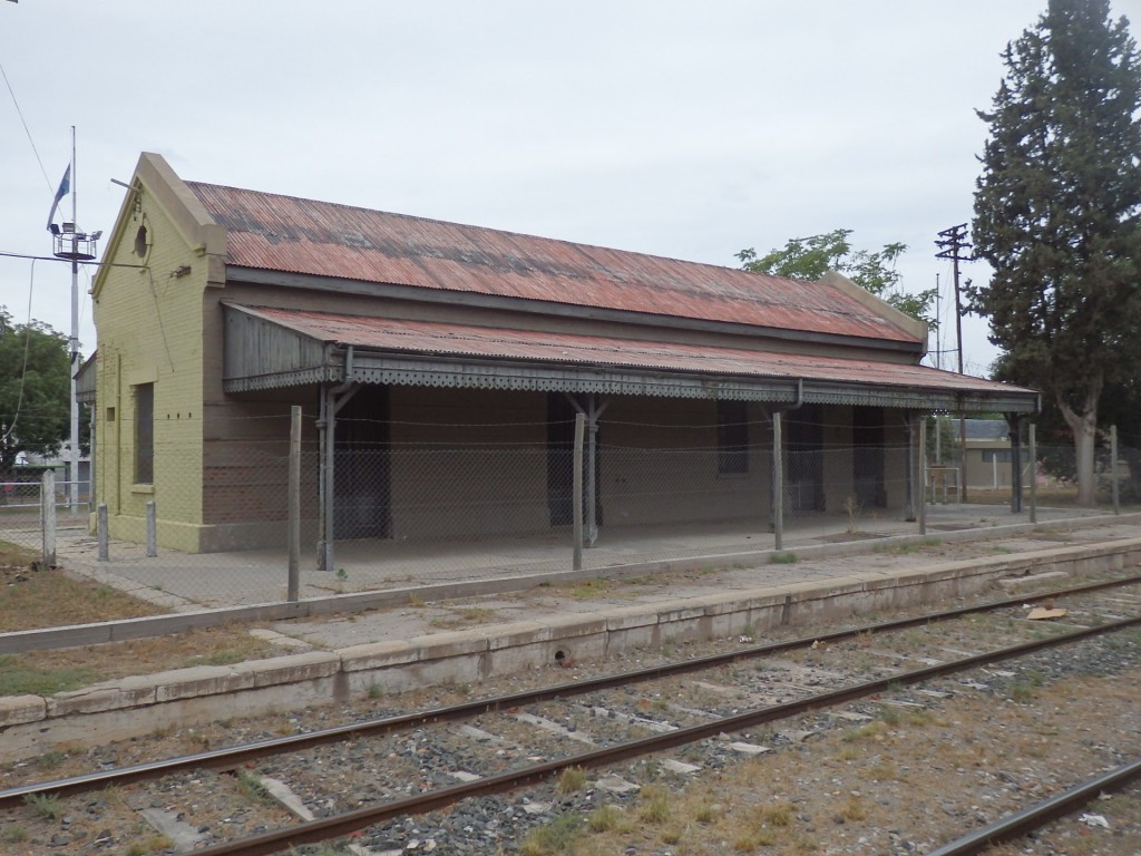 Foto: ex estación del FC San Martín - La Colonia (Mendoza), Argentina