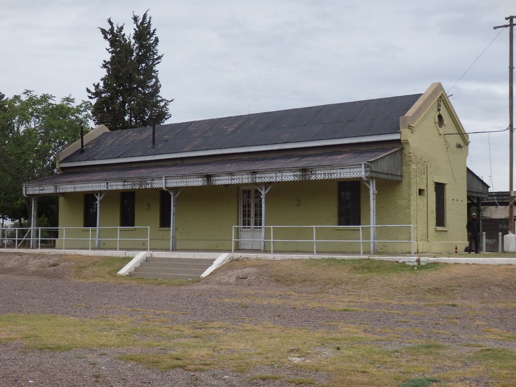 Foto: ex estación del FC San Martín - La Colonia (Mendoza), Argentina