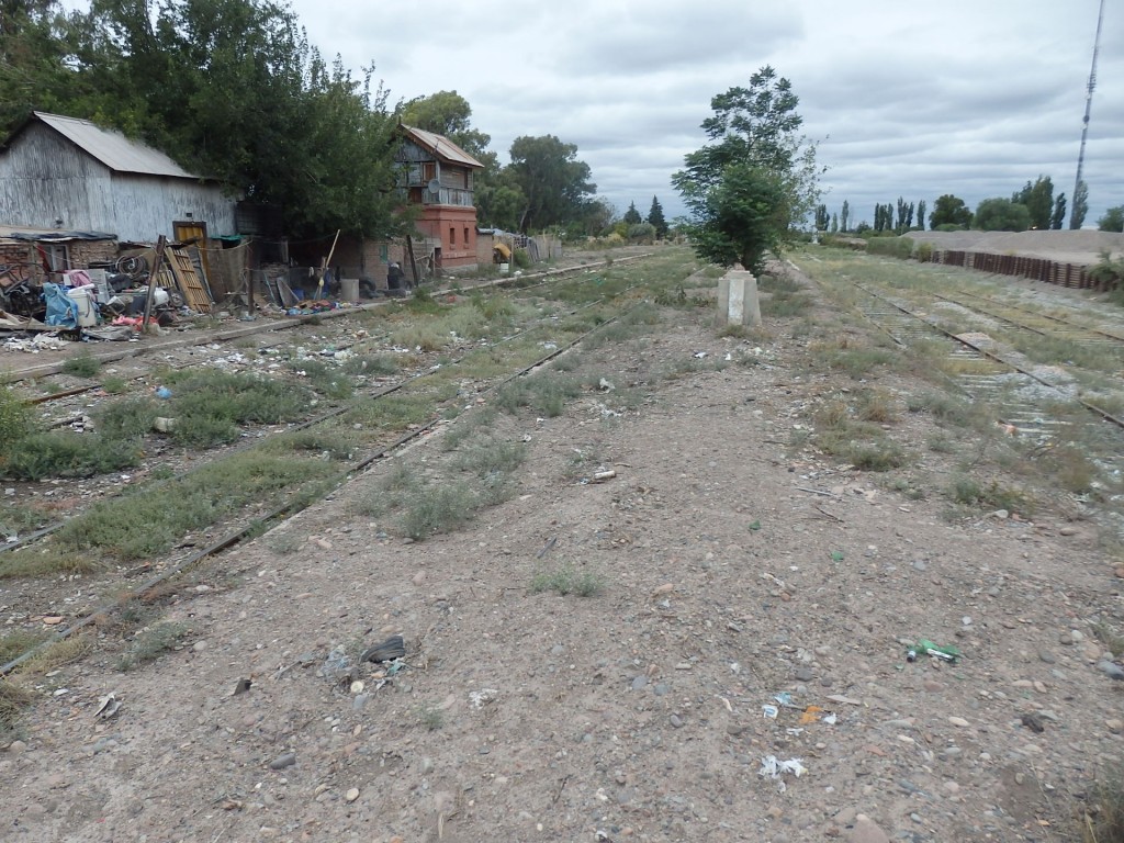 Foto: ex estación del FC San Martín - Fray Luis Beltrán (Mendoza), Argentina