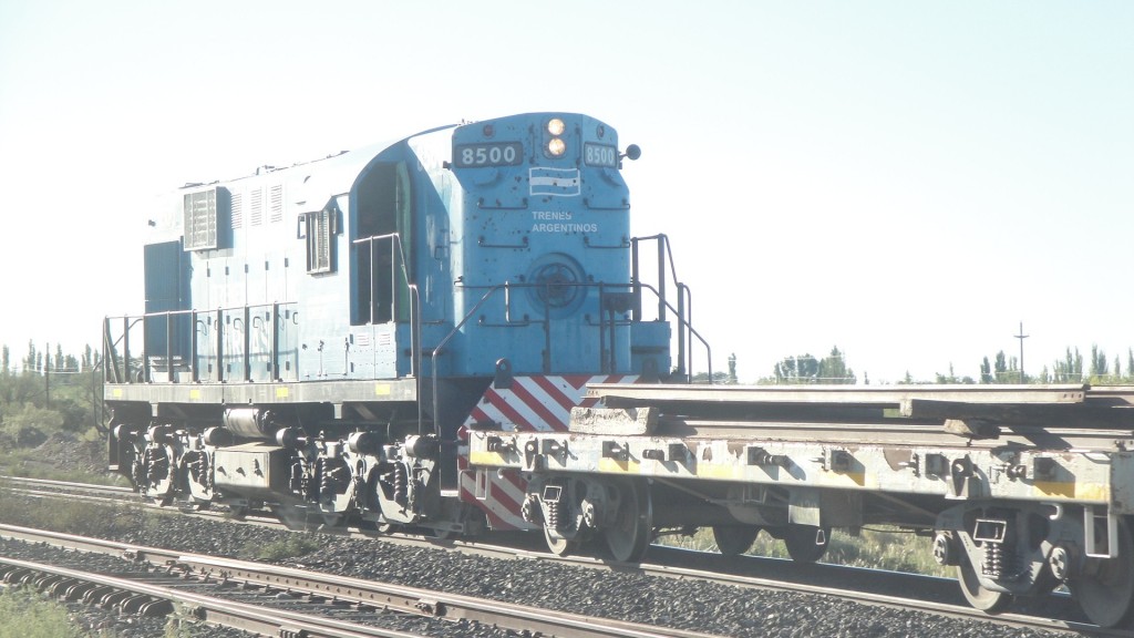 Foto: tren rodante - Gobernador Civit (Mendoza), Argentina