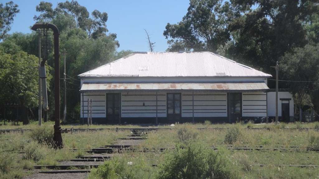 Foto: ex estación del FC San Martín - La Paz (Mendoza), Argentina