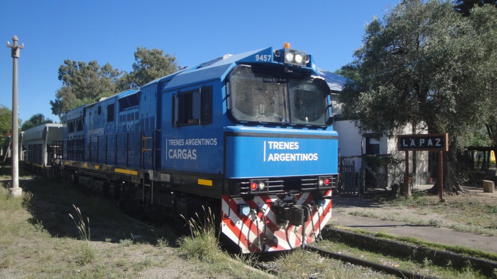 Foto: ex estación del FC San Martín - La Paz (Mendoza), Argentina