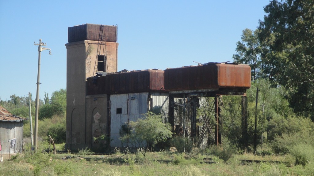 Foto: ex estación del FC San Martín - La Paz (Mendoza), Argentina