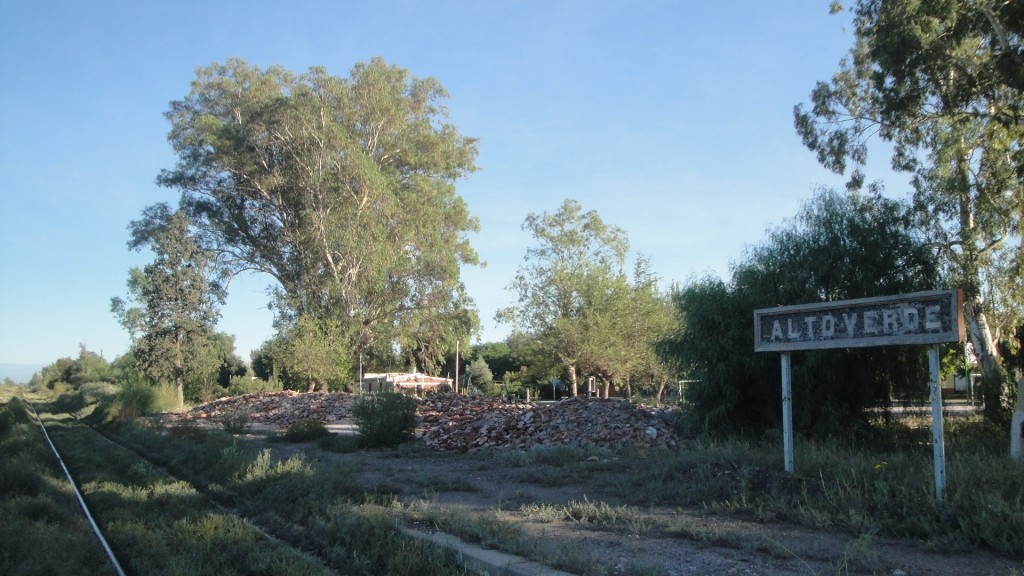 Foto: ex estación del FC San Martín - Alto Verde (Mendoza), Argentina