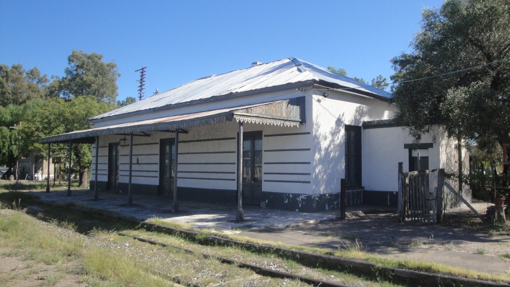 Foto: ex estación del FC San Martín - La Paz (Mendoza), Argentina