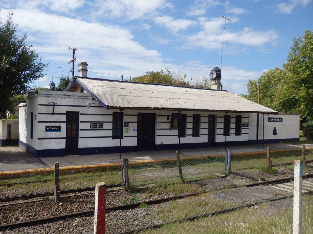 Foto: estación del FC Roca - Jeppener (Buenos Aires), Argentina