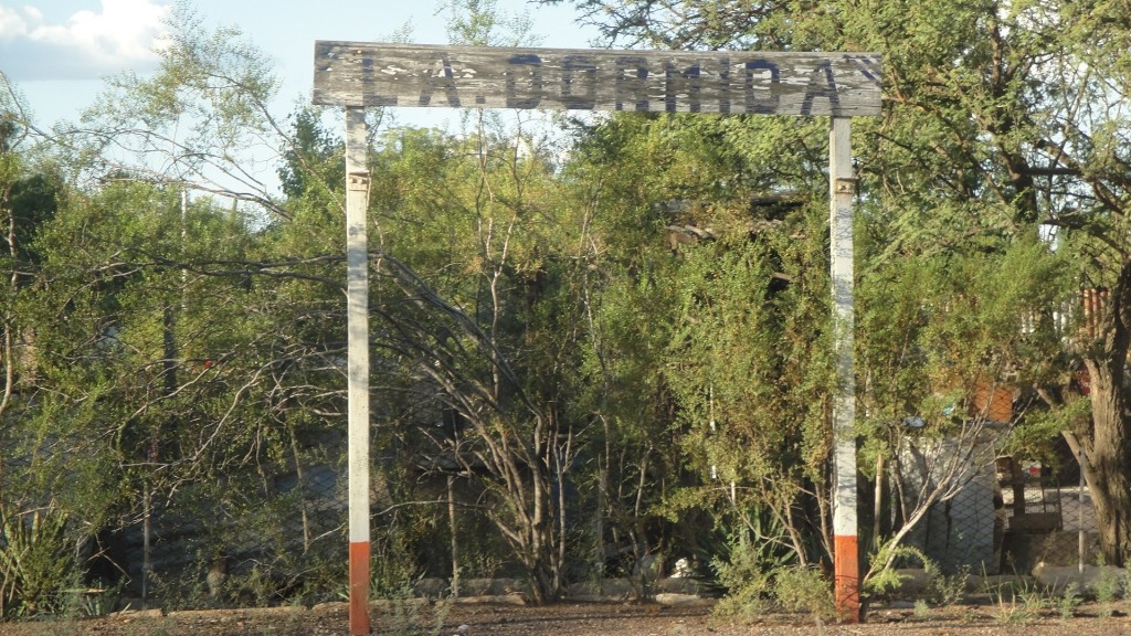 Foto: ex estación del FC San Martín - La Dormida (Mendoza), Argentina