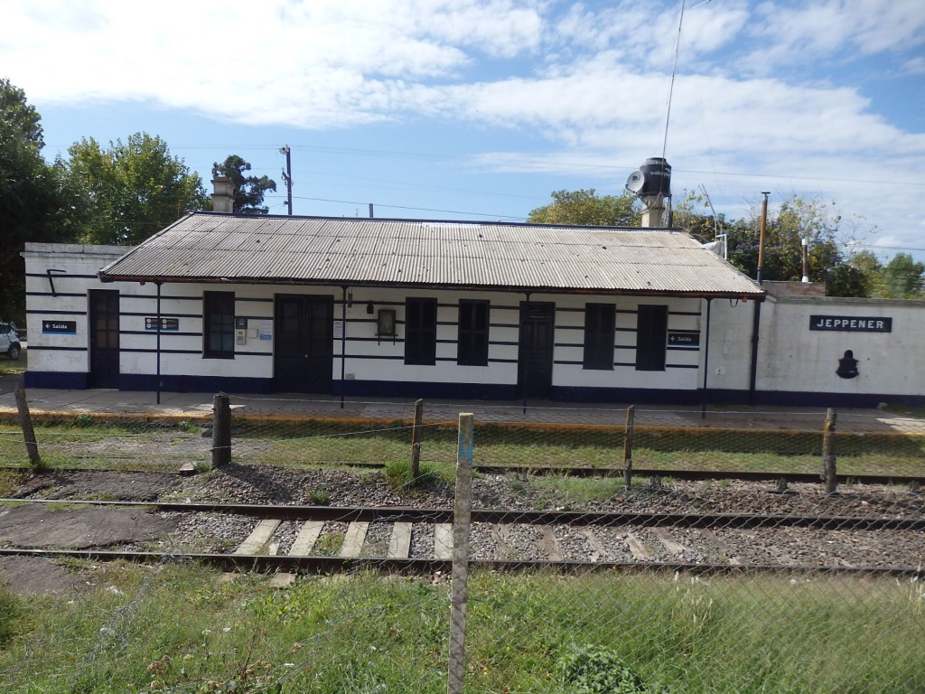 Foto: estación del FC Roca - Jeppener (Buenos Aires), Argentina