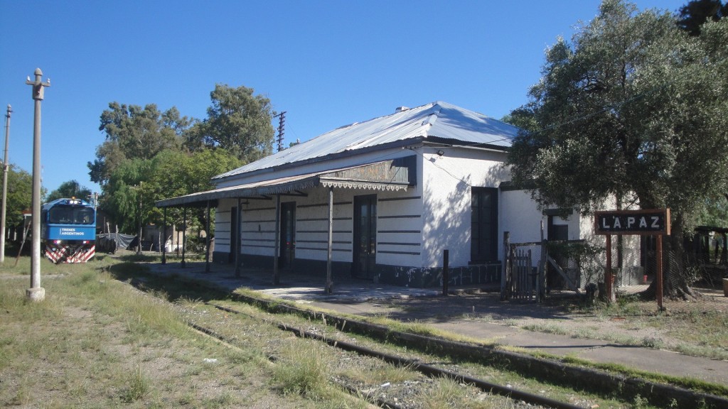 Foto: ex estación del FC San Martín - La Paz (Mendoza), Argentina