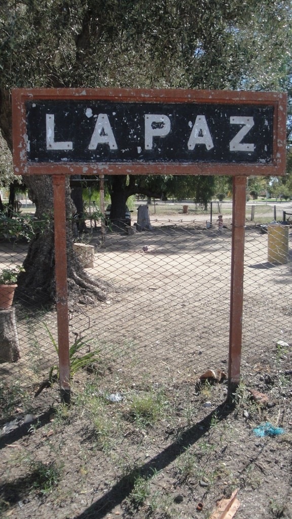 Foto: ex estación del FC San Martín - La Paz (Mendoza), Argentina