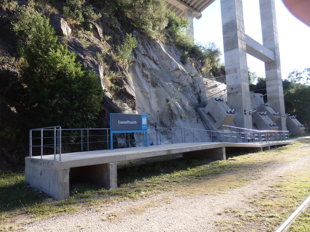 Foto: apeadero Cassaffousth de Trenes Argentinos - Comuna de San Roque (Córdoba), Argentina