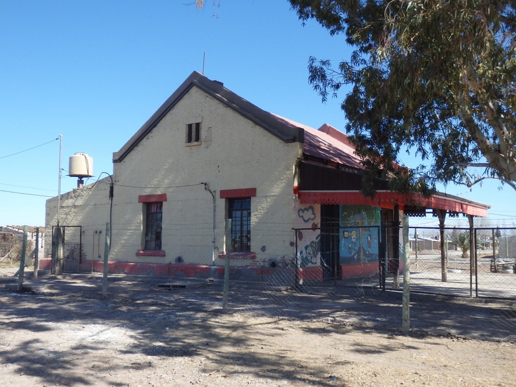 Foto: ex estación del FC San Martín - Costa de Araujo (Mendoza), Argentina