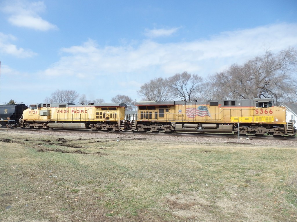 Foto: tren de Union Pacific - Council Bluffs (Iowa), Estados Unidos