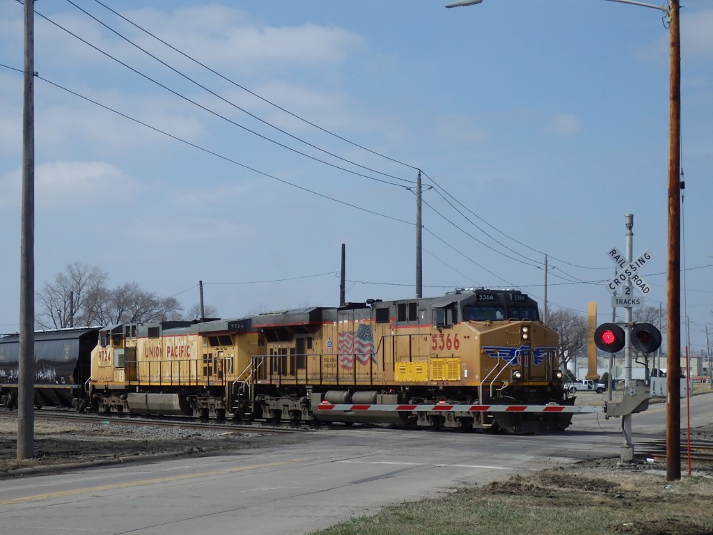 Foto: tren de Union Pacific - Council Bluffs (Iowa), Estados Unidos