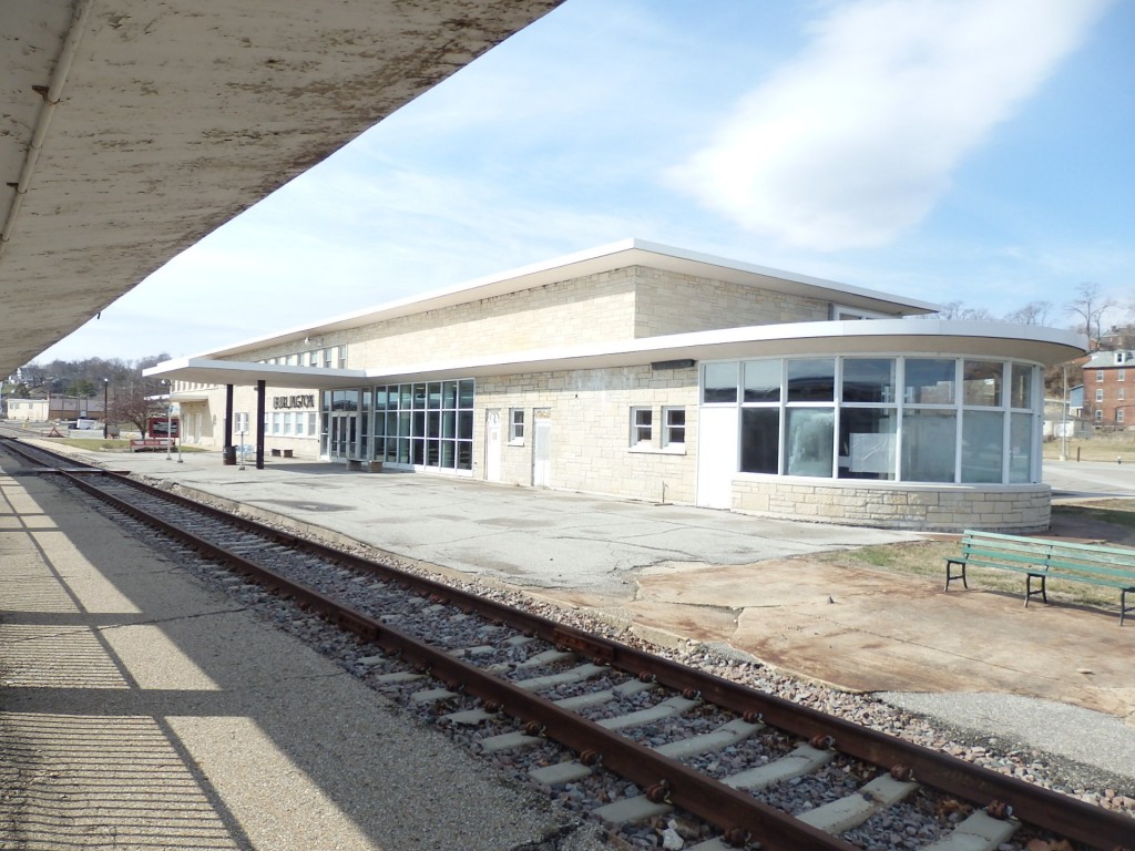 Foto: estación de Amtrak - Burlington (Iowa), Estados Unidos