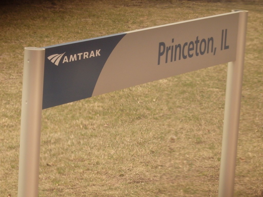 Foto: estación de Amtrak - Princeton (Illinois), Estados Unidos