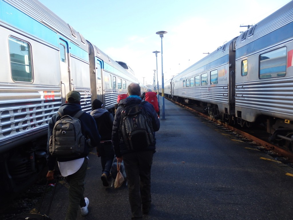 Foto: Tren Nº2 The Canadian / Le Canadien, en la Pacific Central Station - Vancouver (British Columbia), Canadá