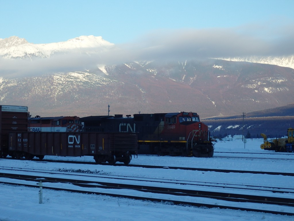 Foto: material rodante de Canadian National - Jasper (Alberta), Canadá