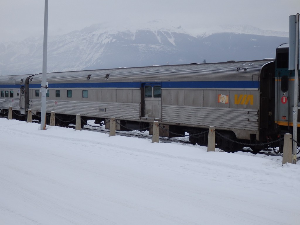 Foto: coche de Via Rail - Jasper (Alberta), Canadá