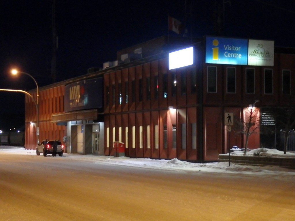 Foto: estación de Via Rail - Prince George (British Columbia), Canadá