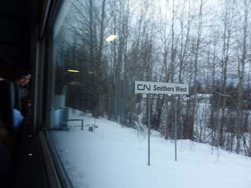 Foto: nomenclador de Canadian National - Smithers (British Columbia), Canadá