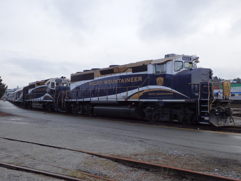 Foto: tren turístico Rocky Mountaineer - Vancouver (British Columbia), Canadá