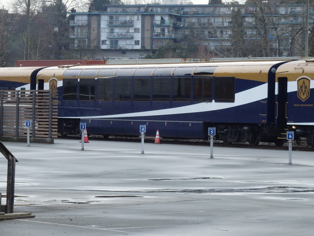 Foto: tren turístico Rocky Mountaineer - Vancouver (British Columbia), Canadá