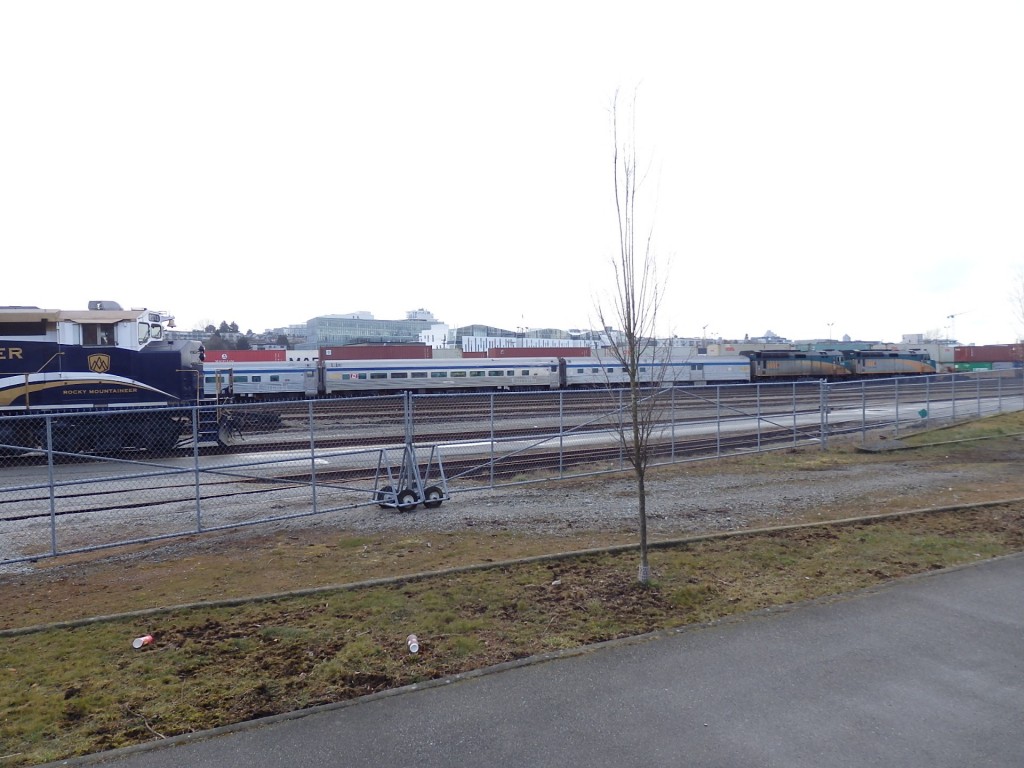 Foto: playa ferroviaria compartida - Vancouver (British Columbia), Canadá