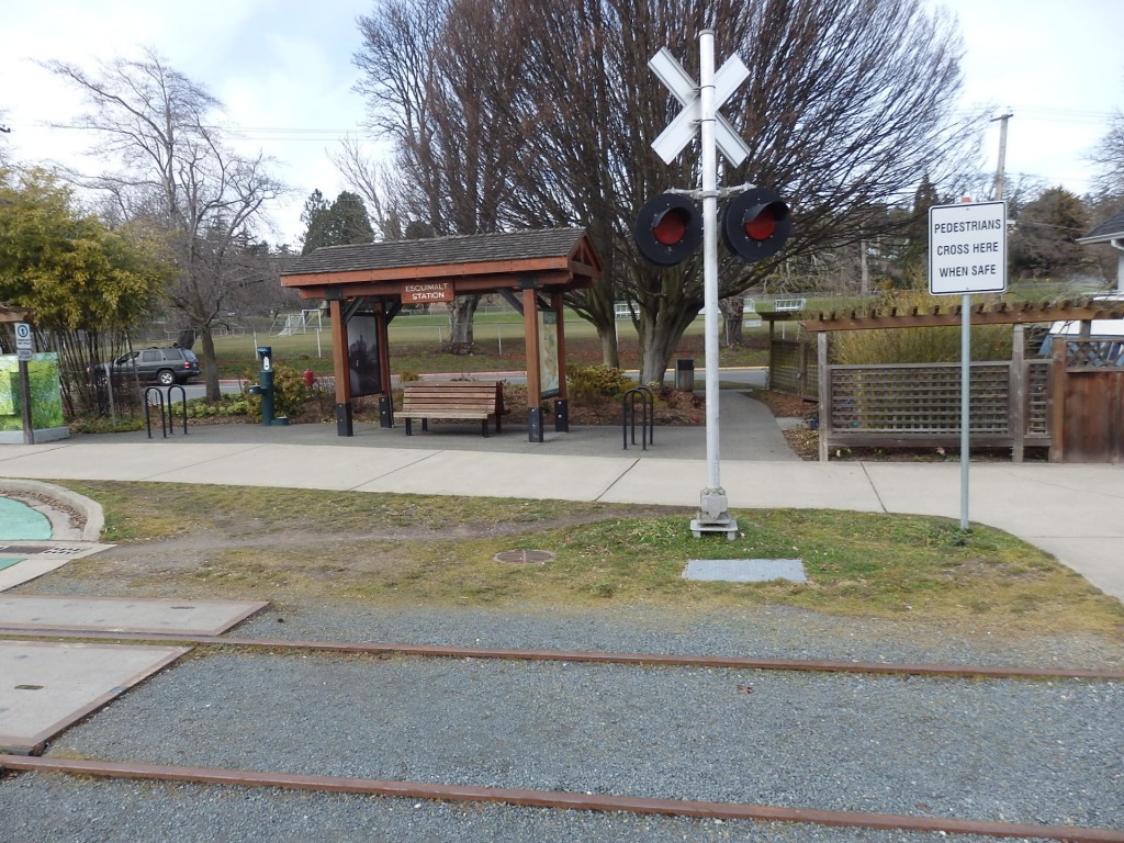 Foto: ex parada de Via Rail - Esquimalt (British Columbia), Canadá