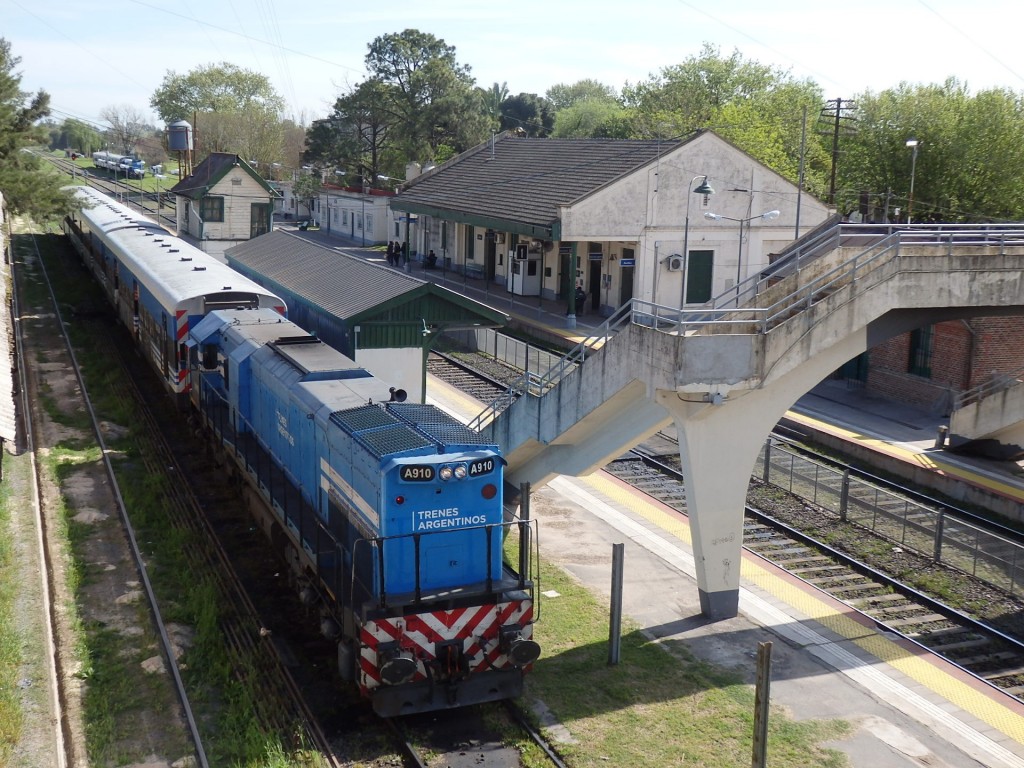 Foto: estación del FC Roca - Cañuelas (Buenos Aires), Argentina