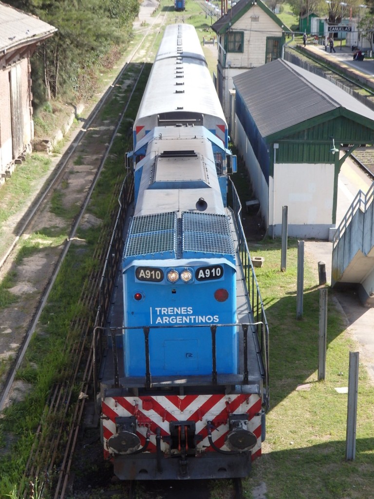 Foto: estación del FC Roca - Cañuelas (Buenos Aires), Argentina