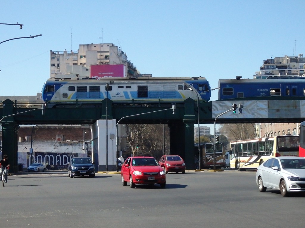 Foto: tren del FC San Martín en Puente Pacífico - Ciudad Autónoma de Buenos Aires (Buenos Aires), Argentina