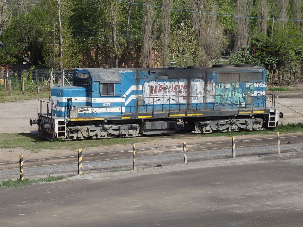 Foto: locomotora de Ferrosur Roca - Cañuelas (Buenos Aires), Argentina