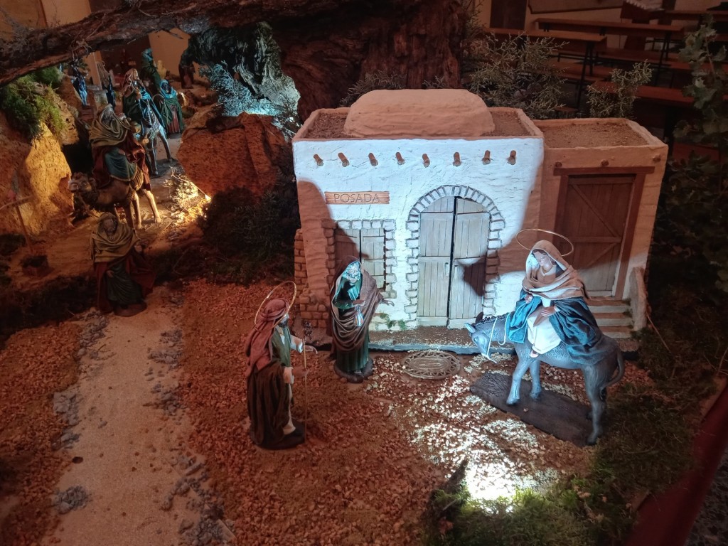 Foto: Navidad 2022 Nacimiento de la parroquia de San Antonio - Calatayud (Zaragoza), España