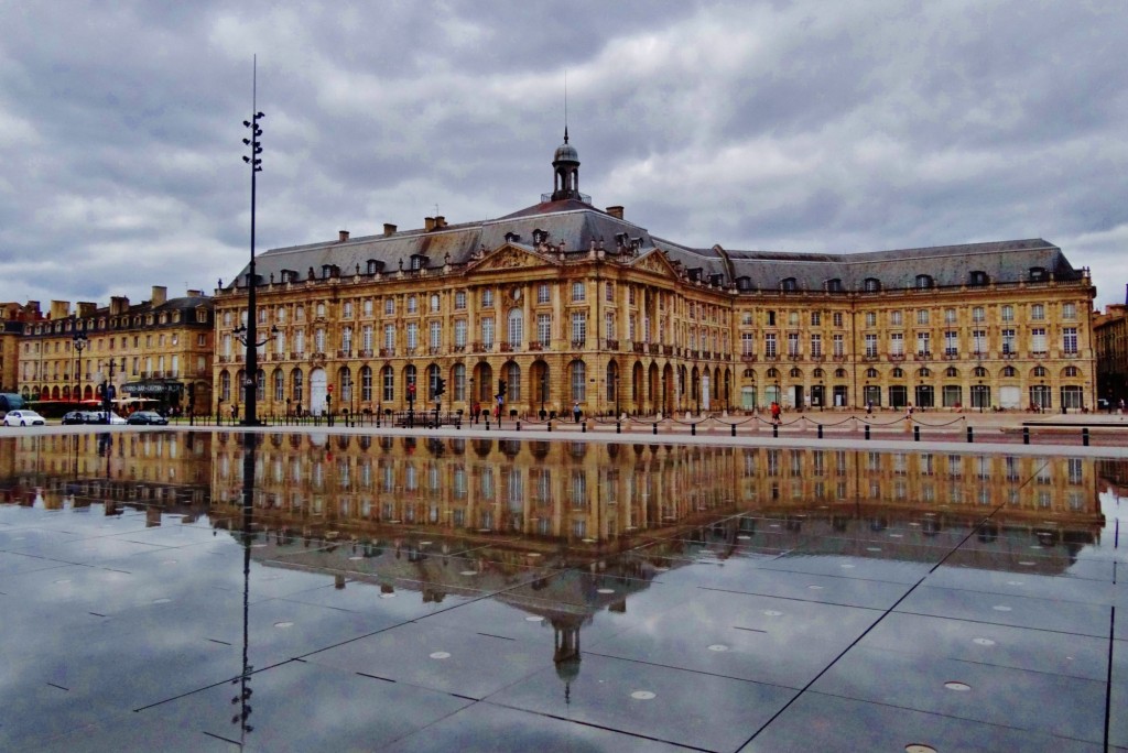 Foto: Miroir d'Eau - Place de la Bourse - Bordeaux (Aquitaine), Francia