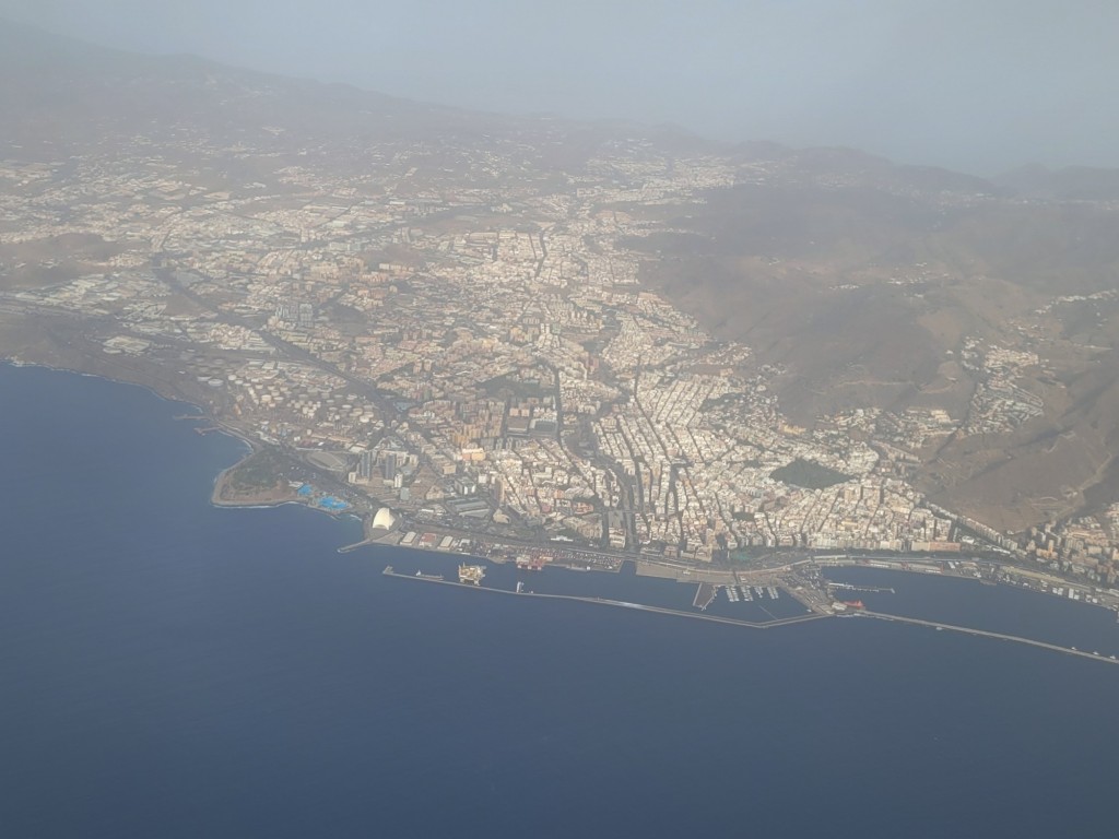 Foto: Vista desde el avión - San Sebastián de La Gomera (Santa Cruz de Tenerife), España