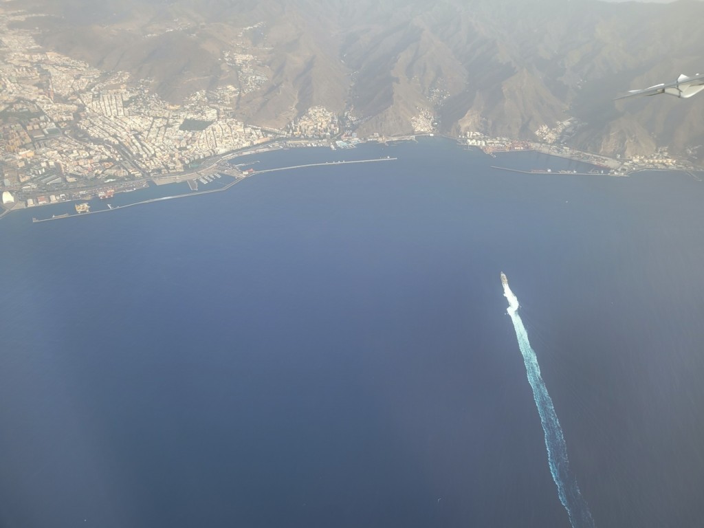 Foto: Vista desde el avión - San Sebastián de La Gomera (Santa Cruz de Tenerife), España