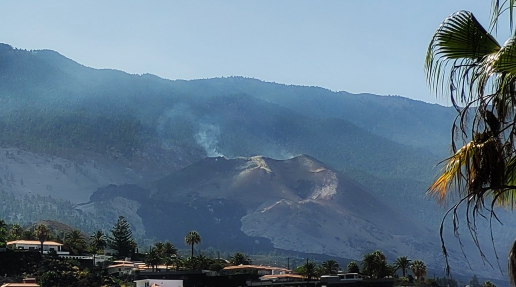 Foto: Vista del volcán - Tazacorte (La Palma) (Santa Cruz de Tenerife), España