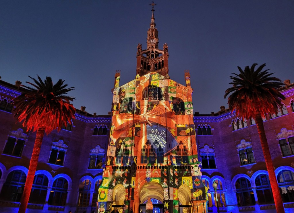 Foto: Luces en Sant Pau - Barcelona (Cataluña), España