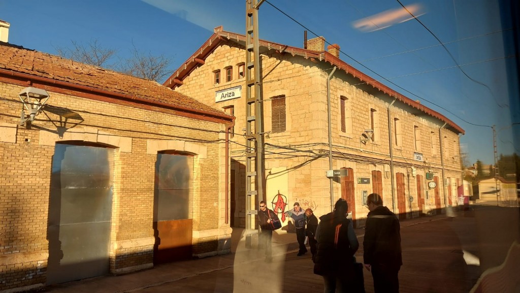 Foto: Estación de ferrocarril - Ariza (Zaragoza), España