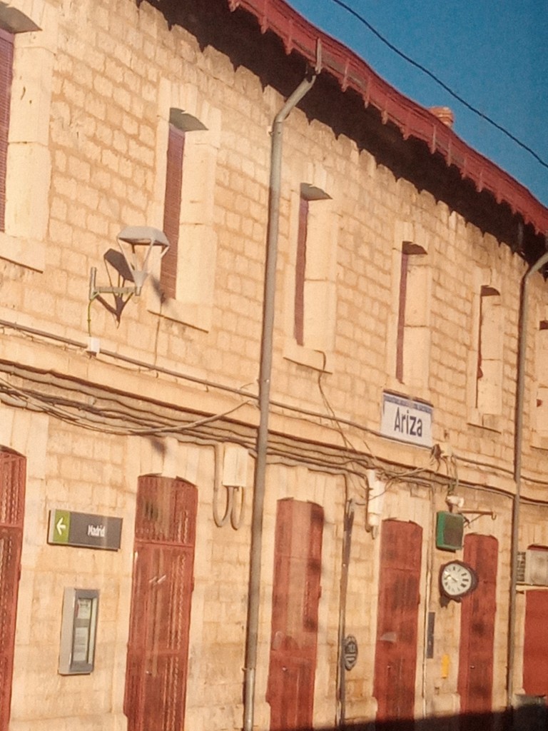 Foto: Estación de ferrocarril - Ariza (Zaragoza), España