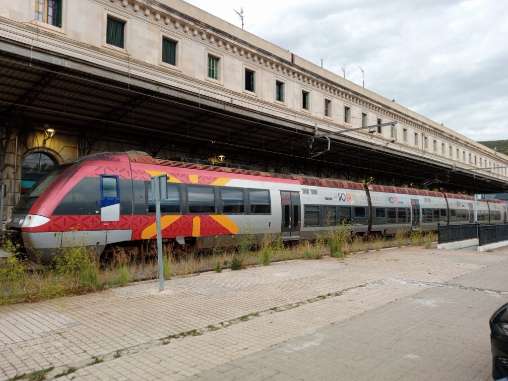 Foto: Estación internacional Lado frances - Port-Bou (Girona), España