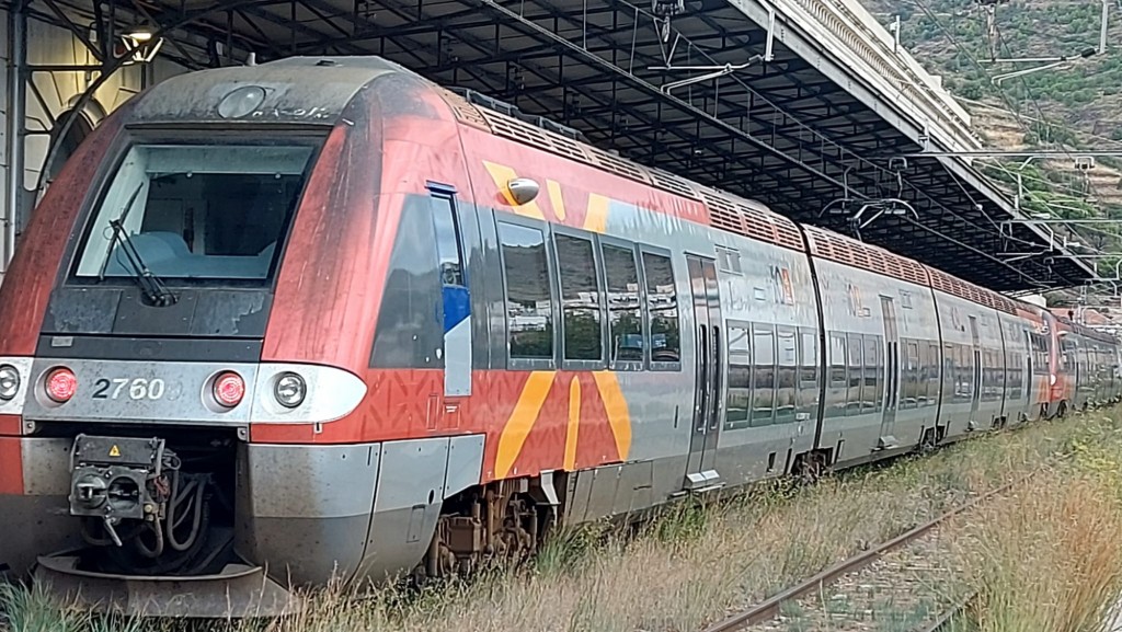 Foto: Estación internacional Lado francés - Port-Bou (Girona), España