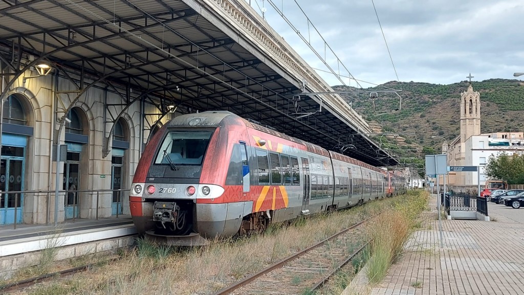 Foto: Estación internacional Lado francés - Port-Bou (Girona), España