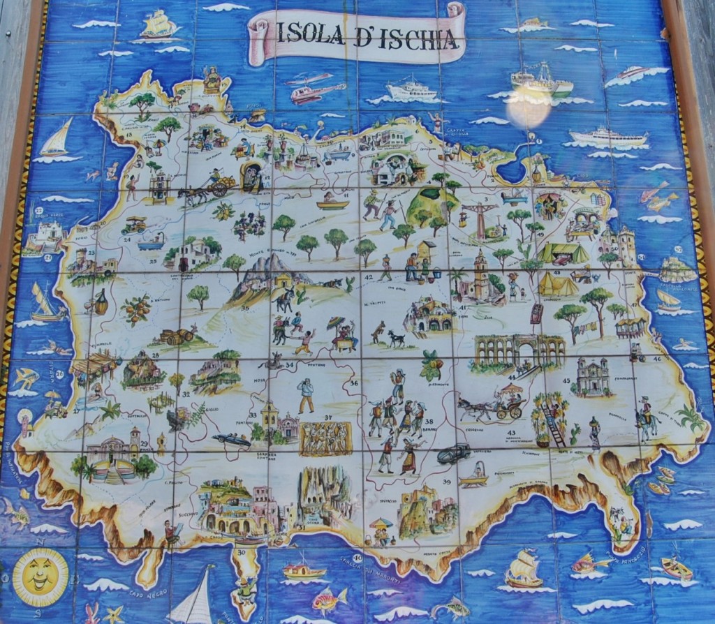 Foto: Mapa - Ischia (Campania), Italia