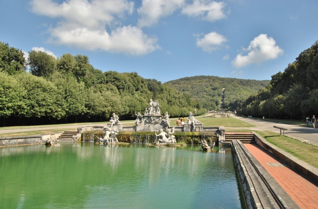 Foto: Jardines del Palacio Real - Caserta (Campania), Italia