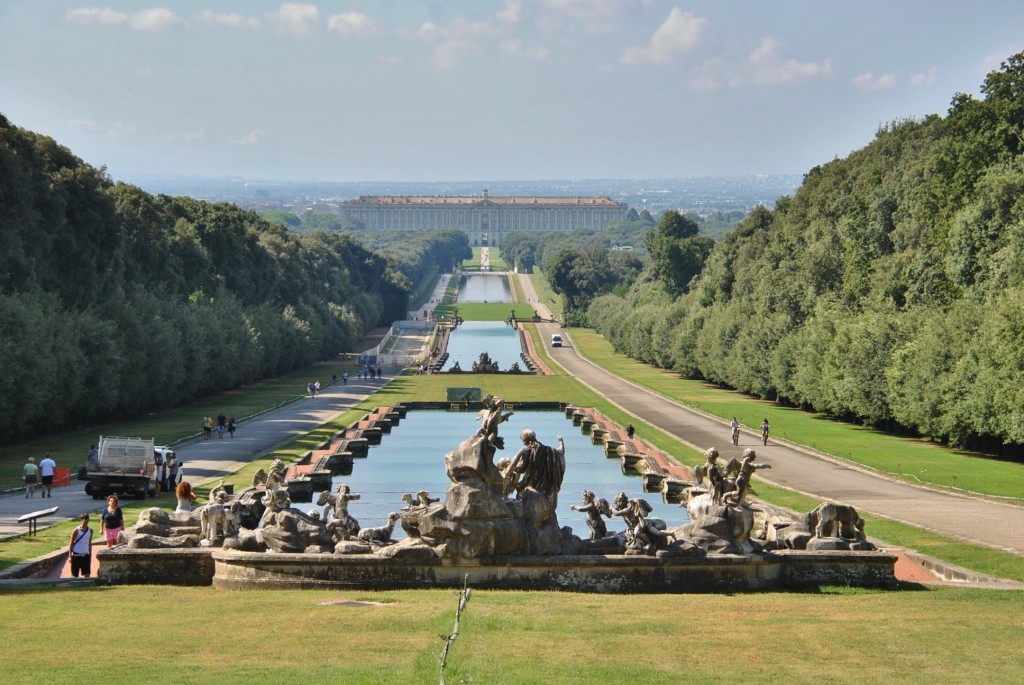 Foto: Jardines del Palacio Real - Caserta (Campania), Italia