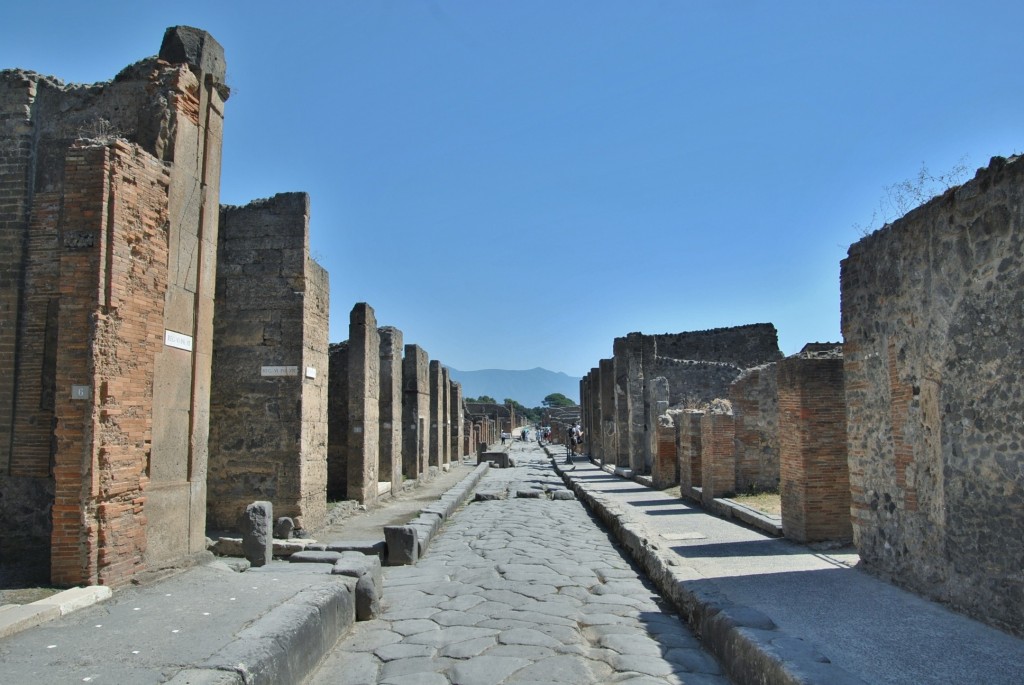 Foto: Vista de la ciudad - Pompeya (Campania), Italia