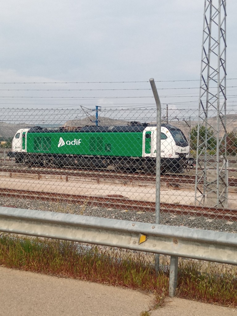 Foto: Base de ADIF Alta velocidad - Calatayud (Zaragoza), España