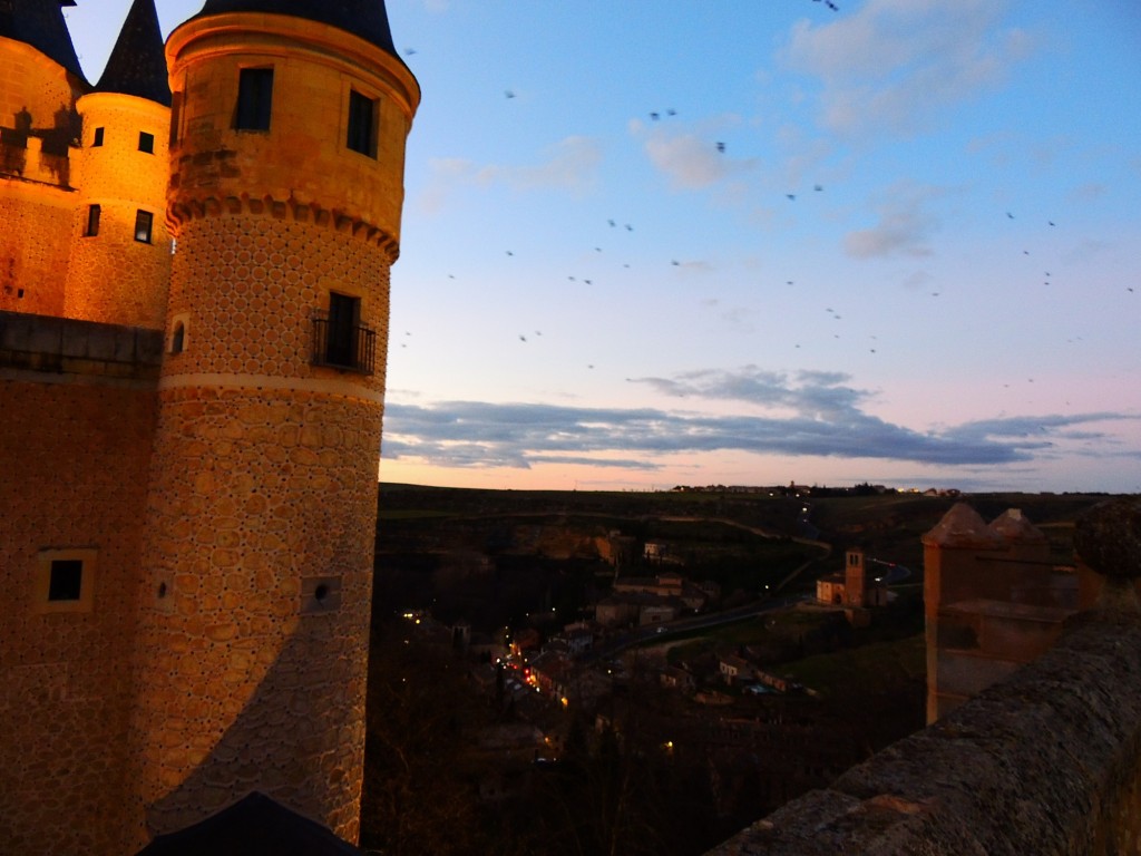 Foto: Zamarramala en el horizonte - Segovia (Castilla y León), España